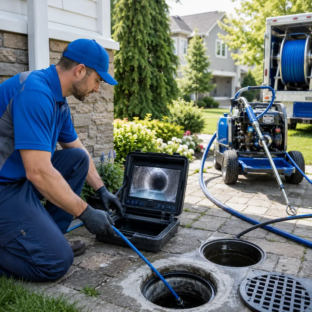 Outdoor drain cleaning professionals serving Braddock Heights, MD
